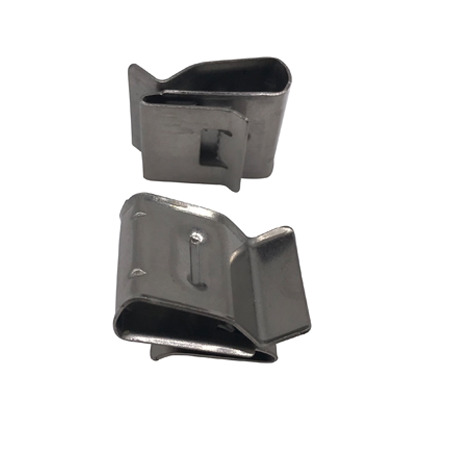 Stainless steel cable clip - 2x 4mm cable capacity - QTY 1000
